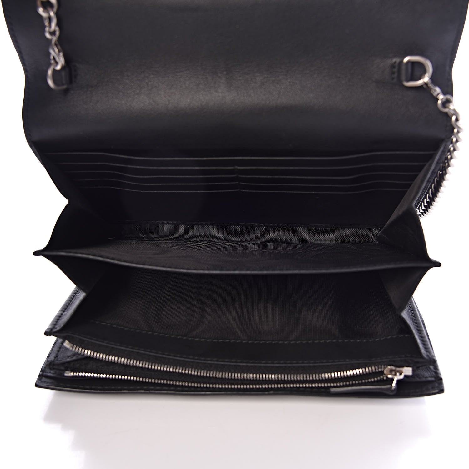Gucci Suede Mini Dionysus Chain Wallet Black 7 of 14