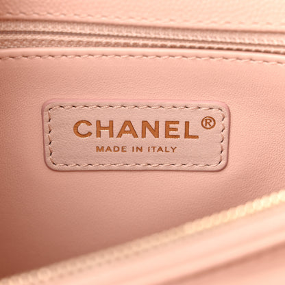 Chanel Caviar Quilted Small Coco Handle Flap Light Pink 6 of 12