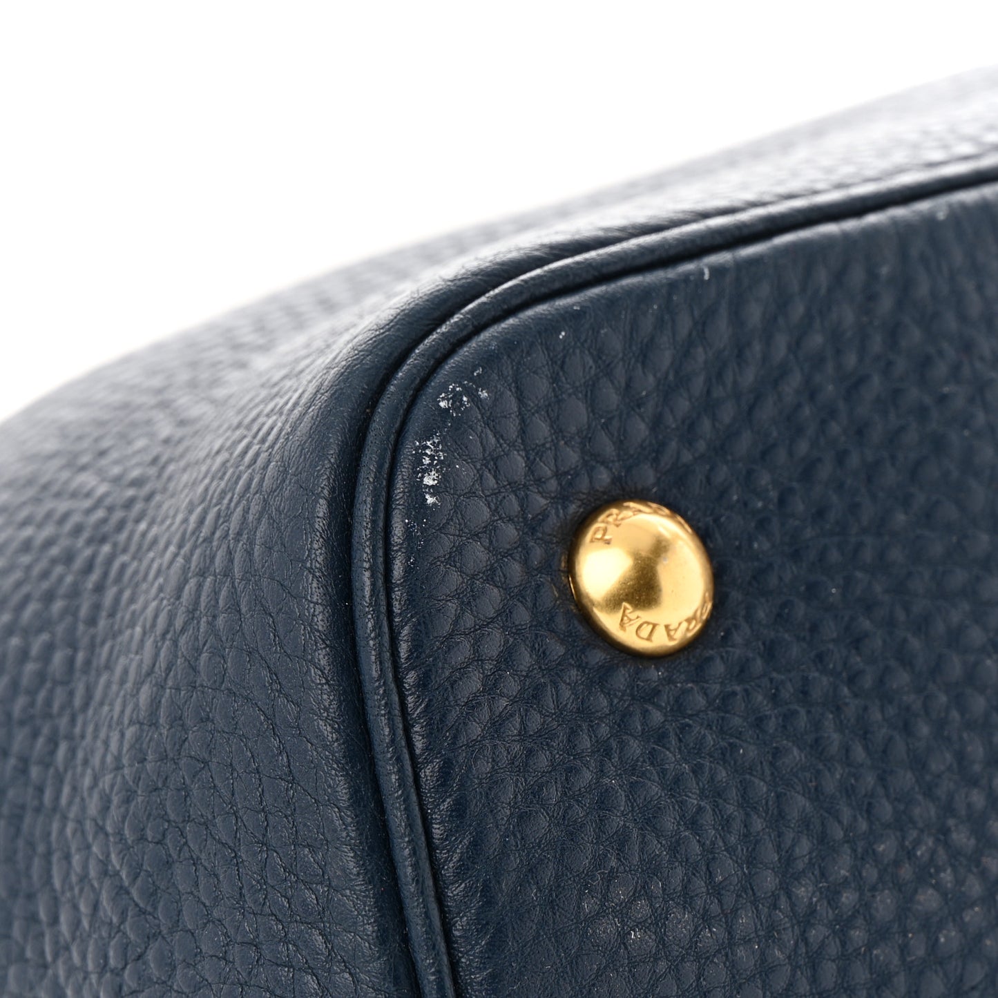 Vitello Daino Top Handle Bag Baltico