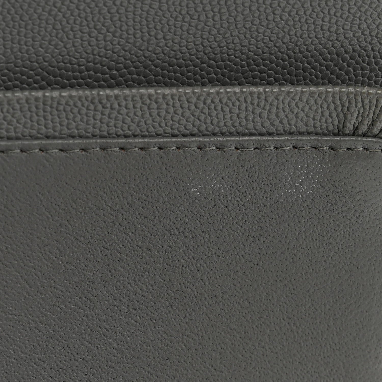 Chanel Caviar Quilted Jumbo Double Flap Grey 11 of 13