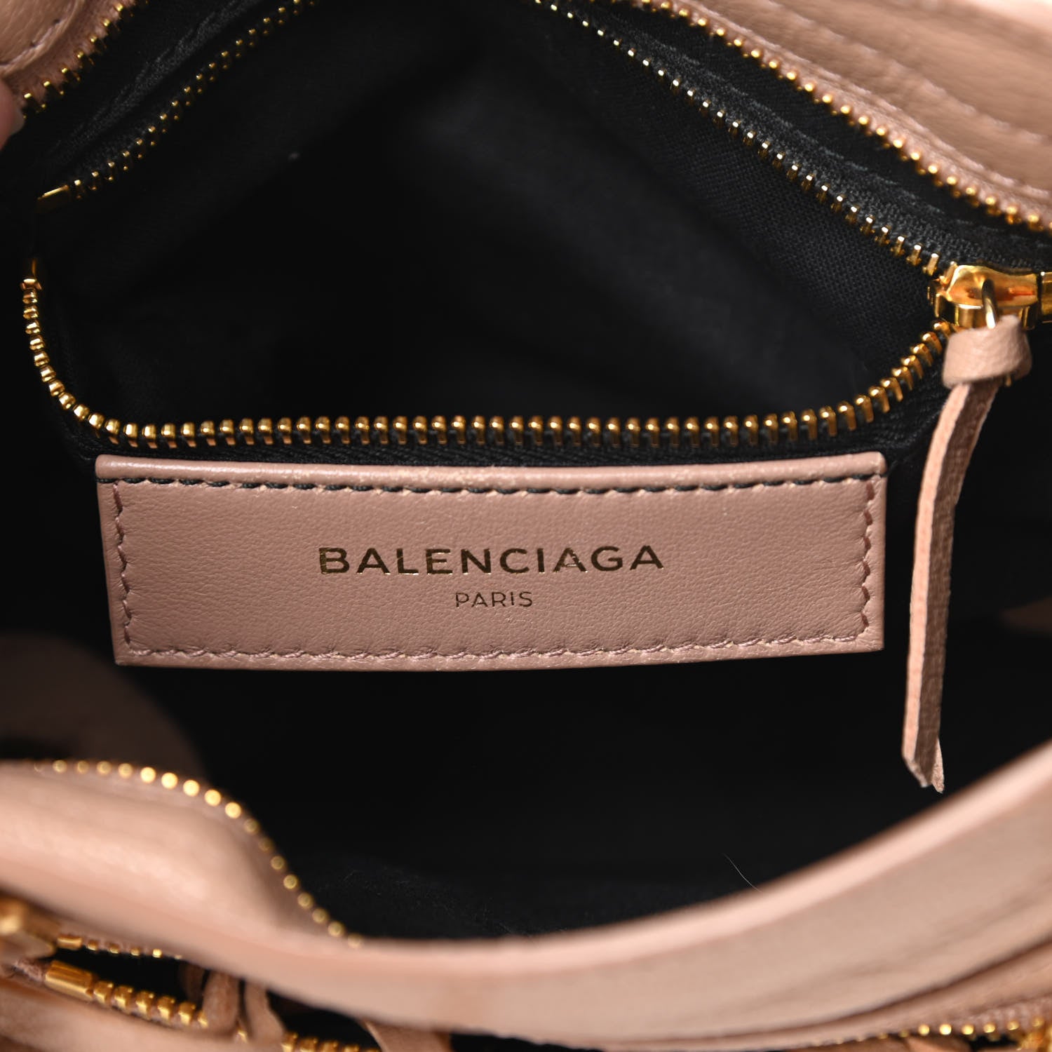 Balenciaga Chevre Gold Metallic Edge Hardware Mini City Rose Des Sables 6 of 13