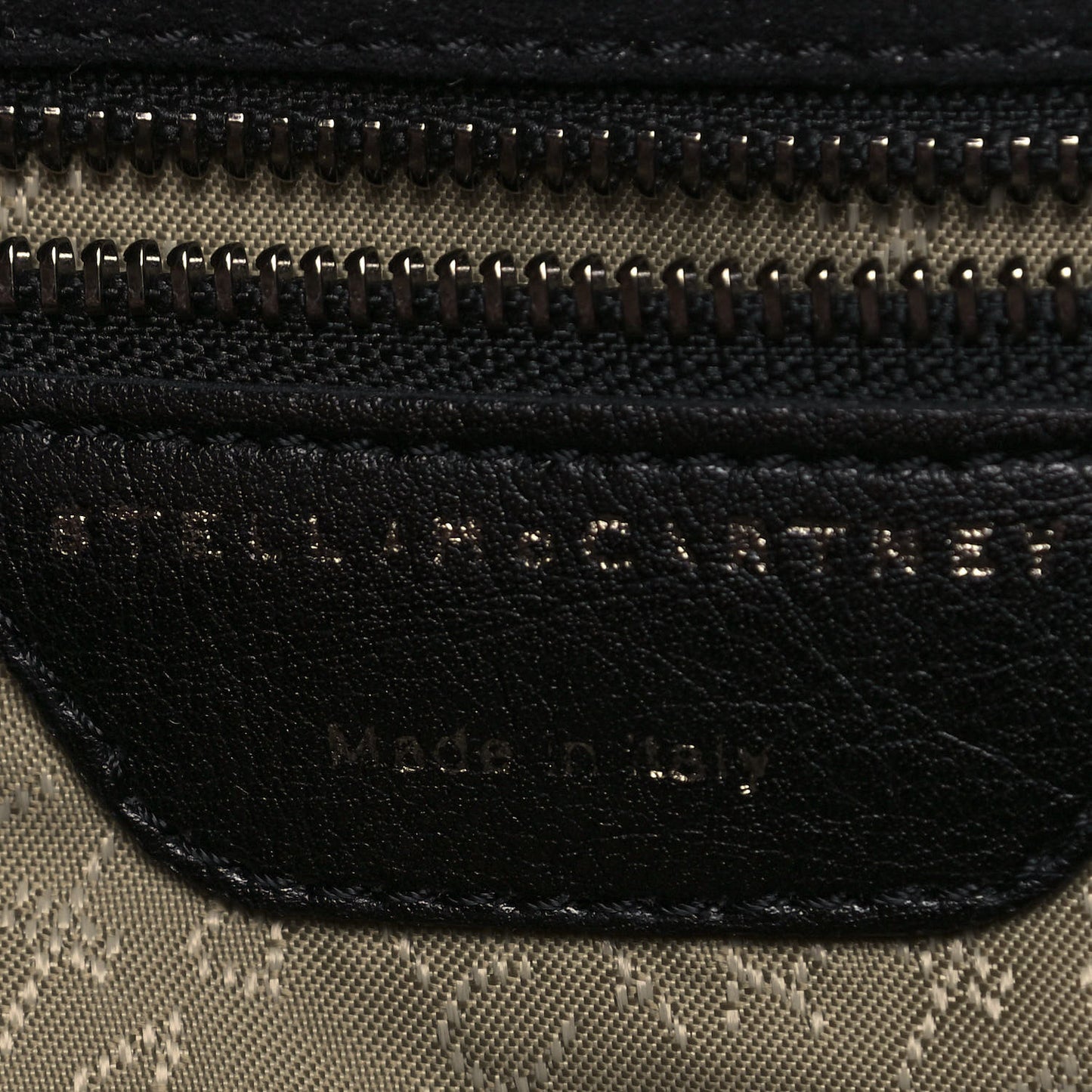 Shaggy Deer Quilted Falabella Shoulder Bag Black