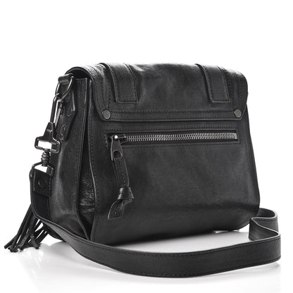 Proenza Schouler Lambskin Fringe PS1 Crossbody Pouch Black 3 of 7