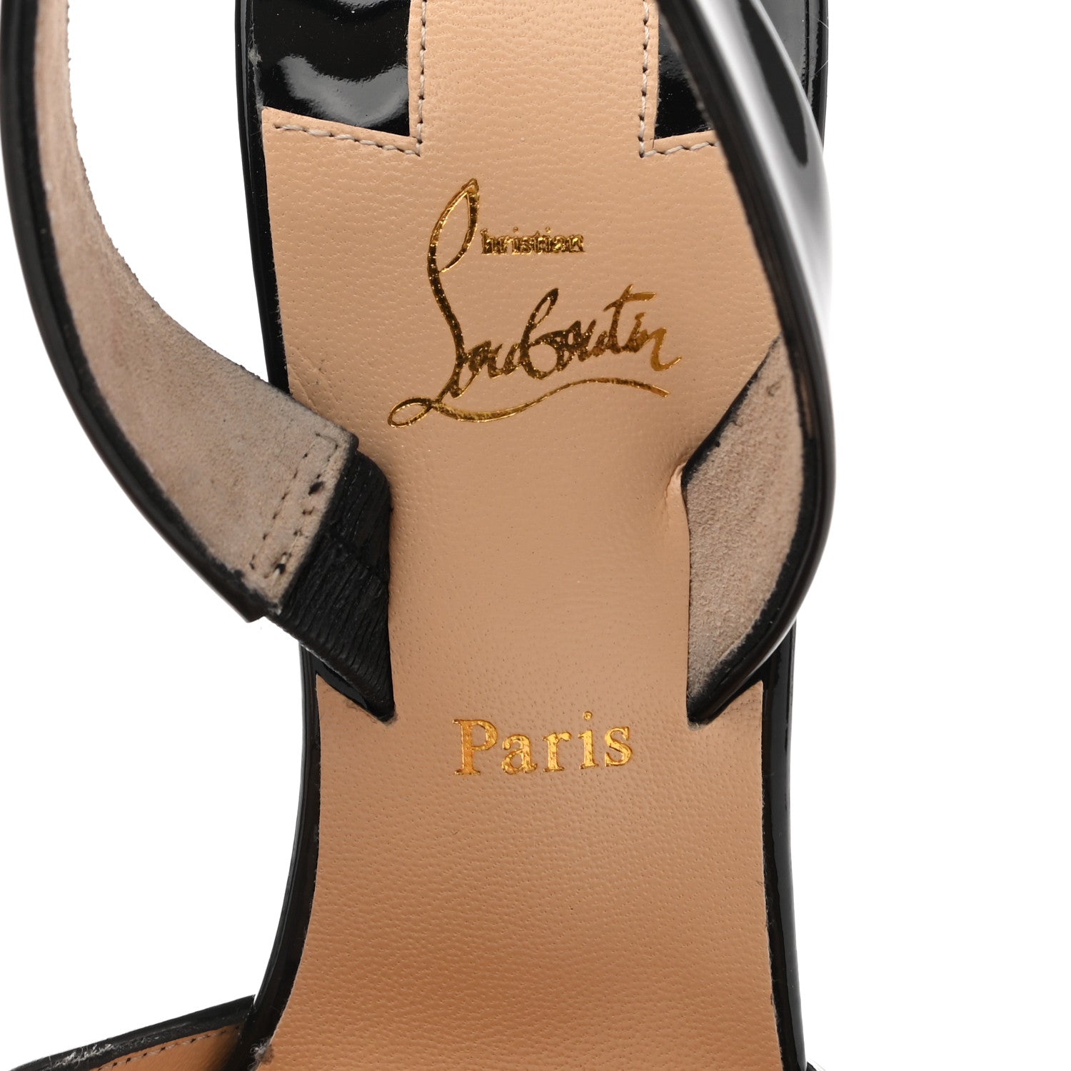 Christian Louboutin Patent Actina 100 Pumps 36.5 Black 7 of 8