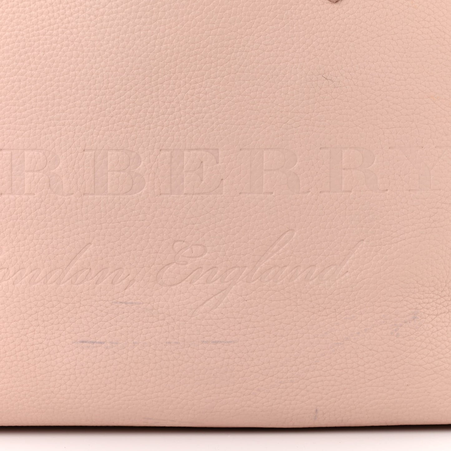 Grainy Calfskin Remington Tote Pale Ash Rose