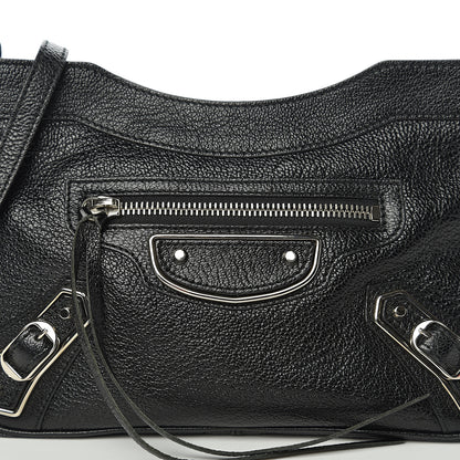 Balenciaga Chevre Silver Metallic Edge Hardware Hip Black 9 of 9