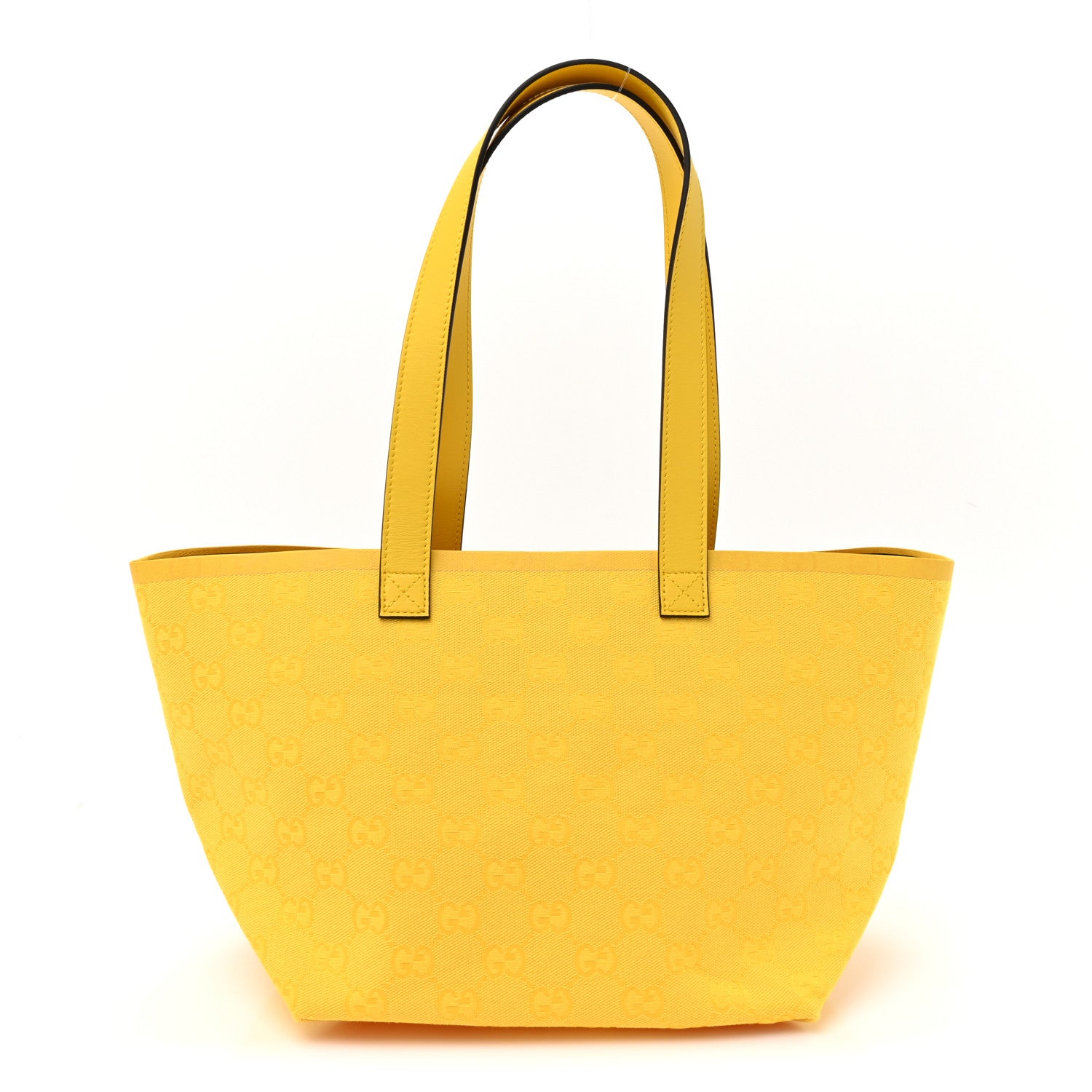 Gucci Supreme Canvas Totissima Small Tote Yellow Yellow 1 of 9