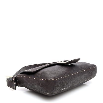 Fendi Cuoio Romano Selleria Baguette Testa di Moro 4 of 9