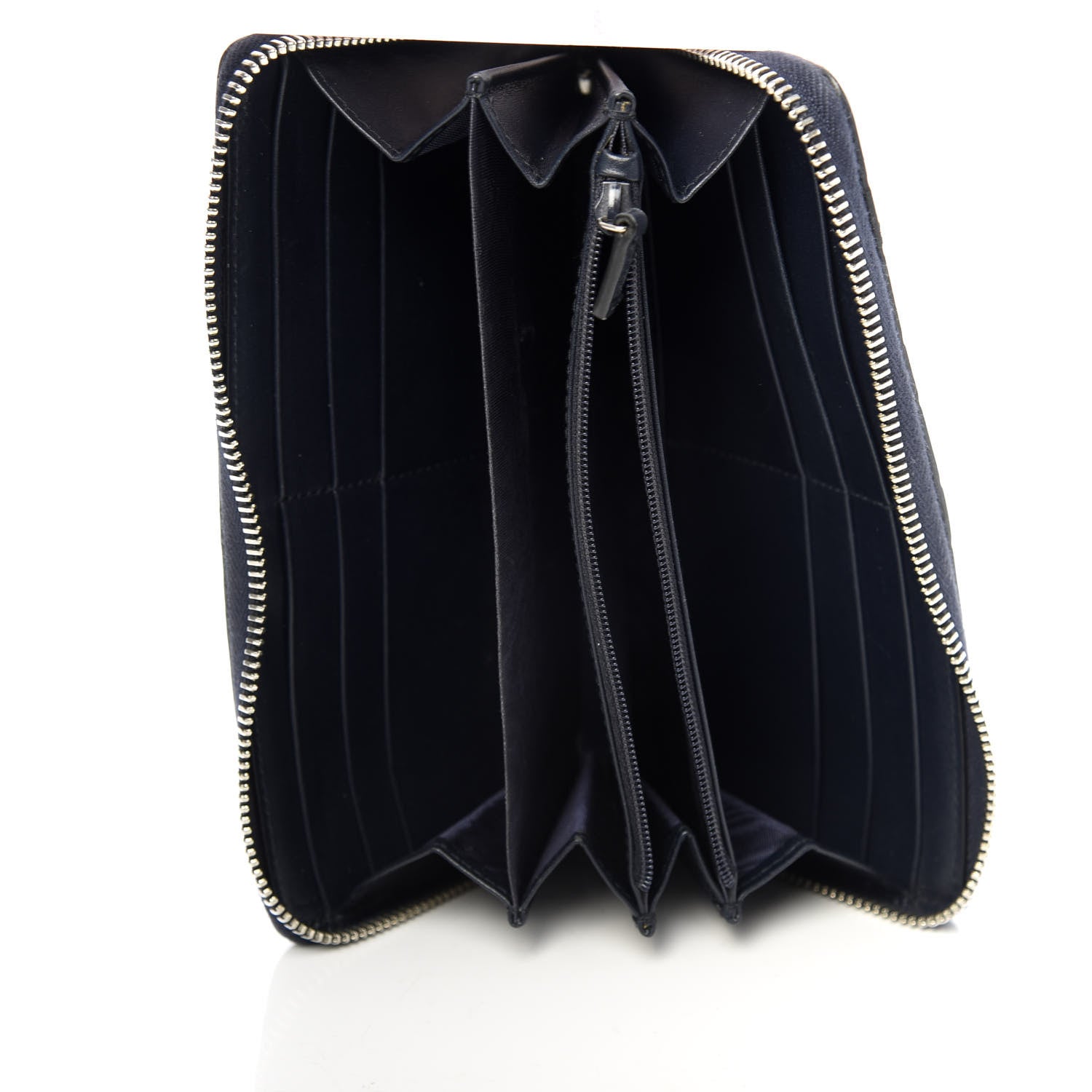 Gucci Guccissima Web Zip Around Wallet Black 5 of 6