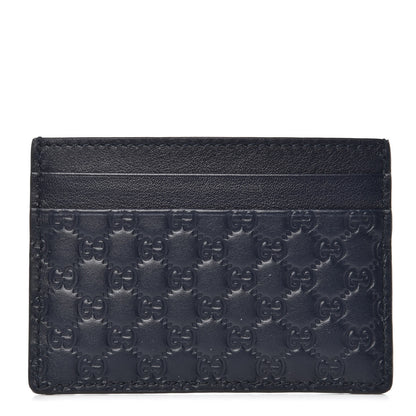 Gucci Microguccissima Card Holder Blue 1 of 6