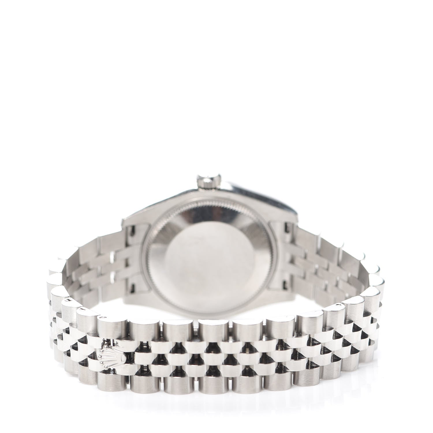 Rolex Stainless Steel 18K White Gold Diamond Black Mother of Pearl 31mm Oyster Perpetual Datejust Watch 178274 3 of 8