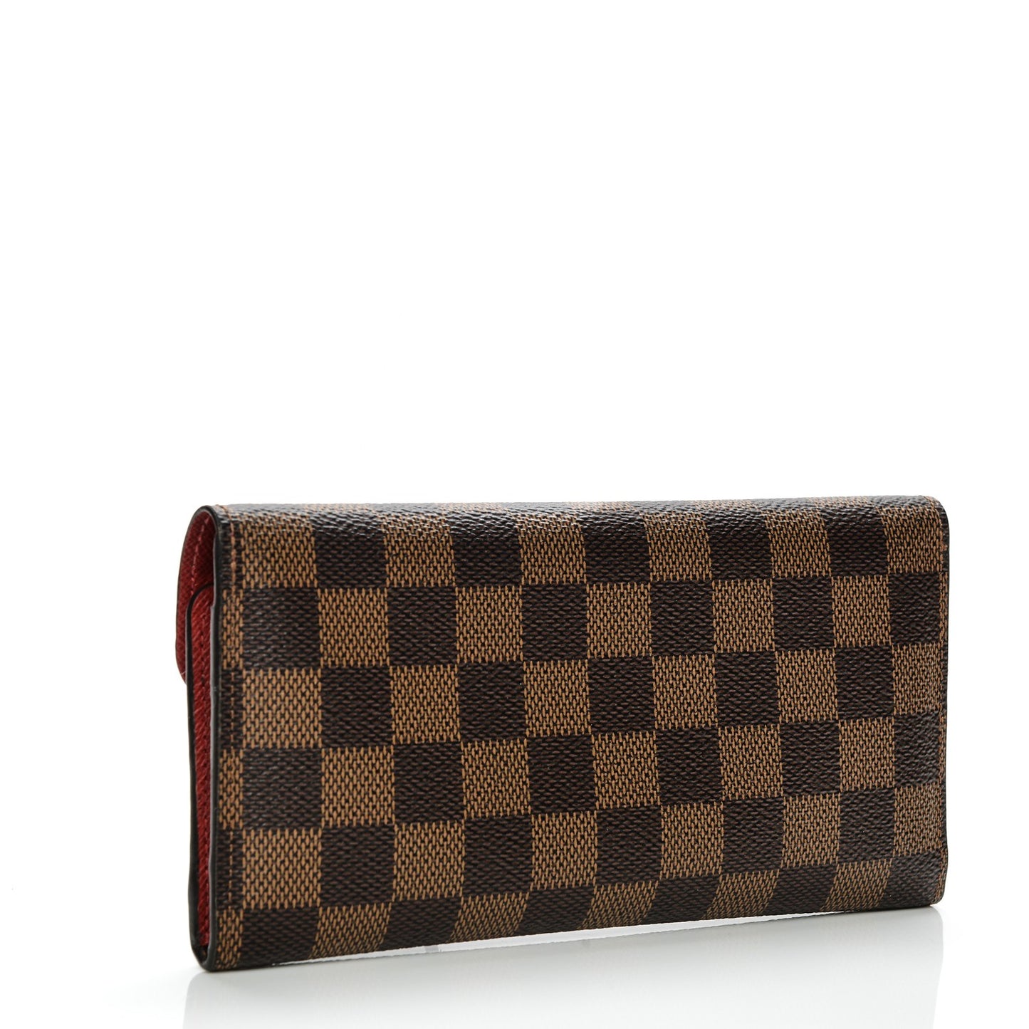 Damier Ebene Josephine Wallet Red