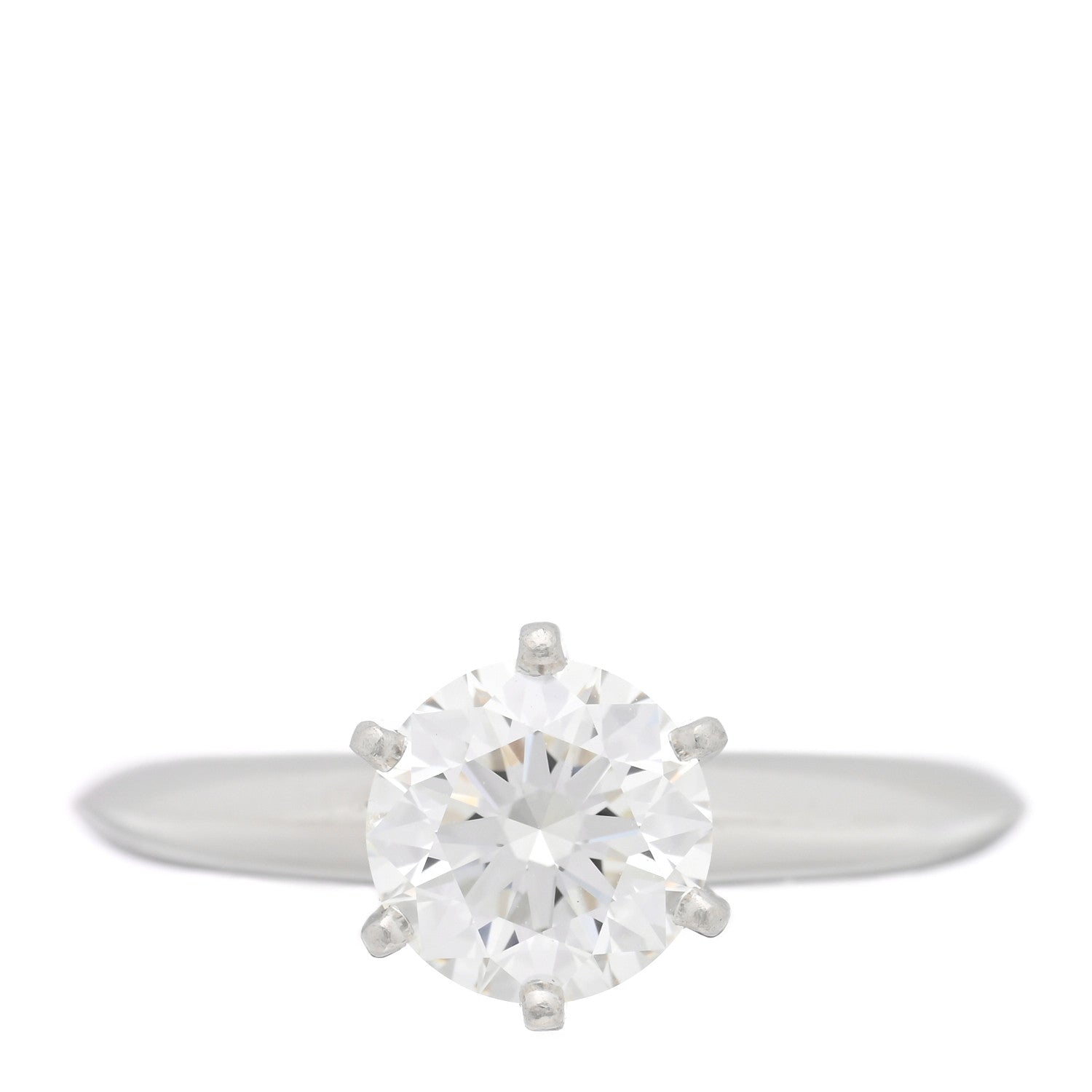 Tiffany Platinum Diamond 1.35ct Solitaire Engagement Ring 52 6 1 of 4