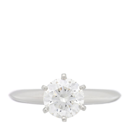 Tiffany Platinum Diamond 1.35ct Solitaire Engagement Ring 52 6 1 of 4