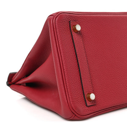 Hermes Togo Birkin 30 Rouge Grenat 7 of 11