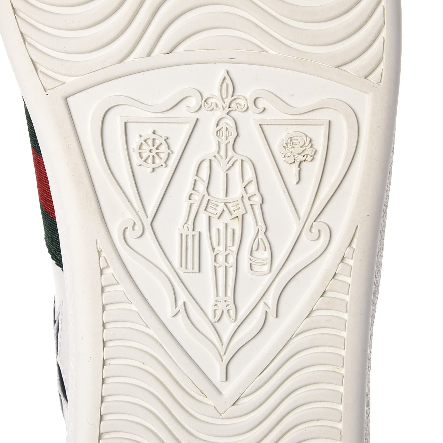 Calfskin Ayers Web Star Embroidered Ace Sneakers 41 White Multi