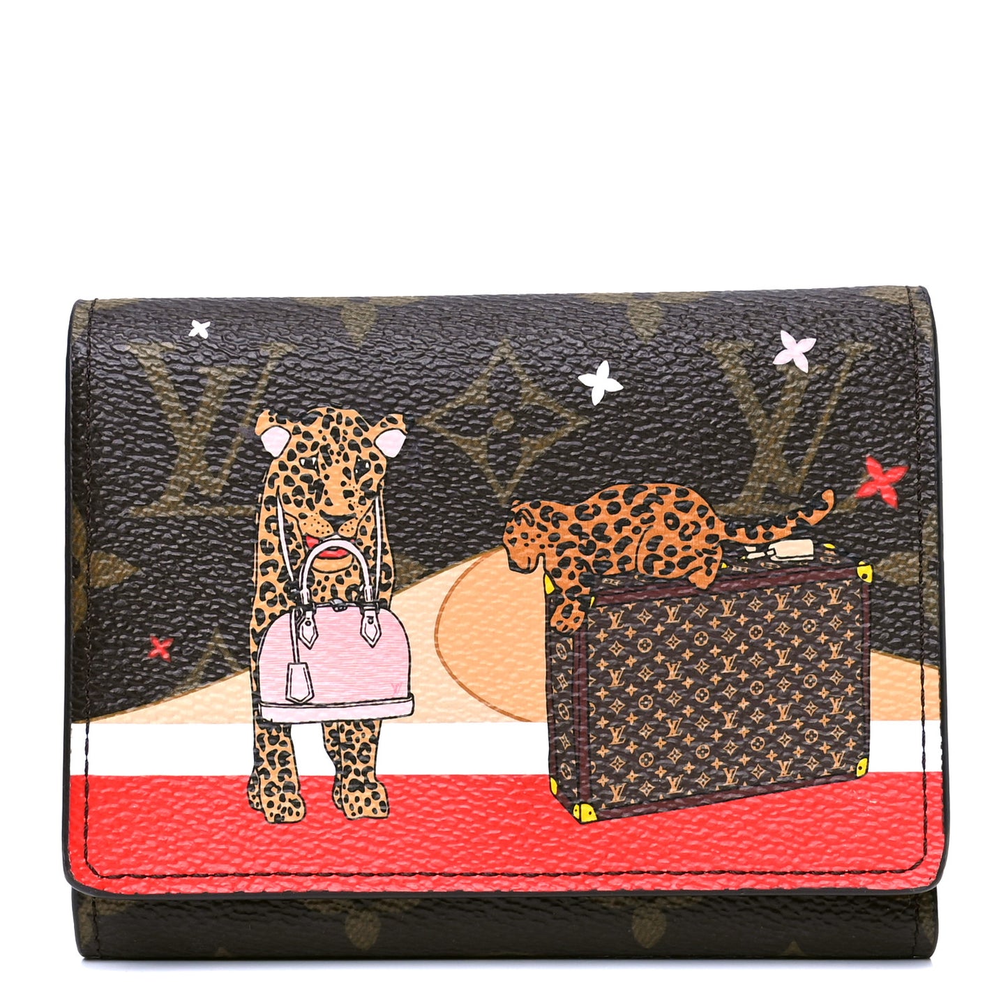 Monogram 2018 Christmas Animation Victorine Wallet