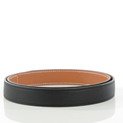 Hermes Epsom Swift 32mm Belt Strap 80 Gold Black 2 of 8