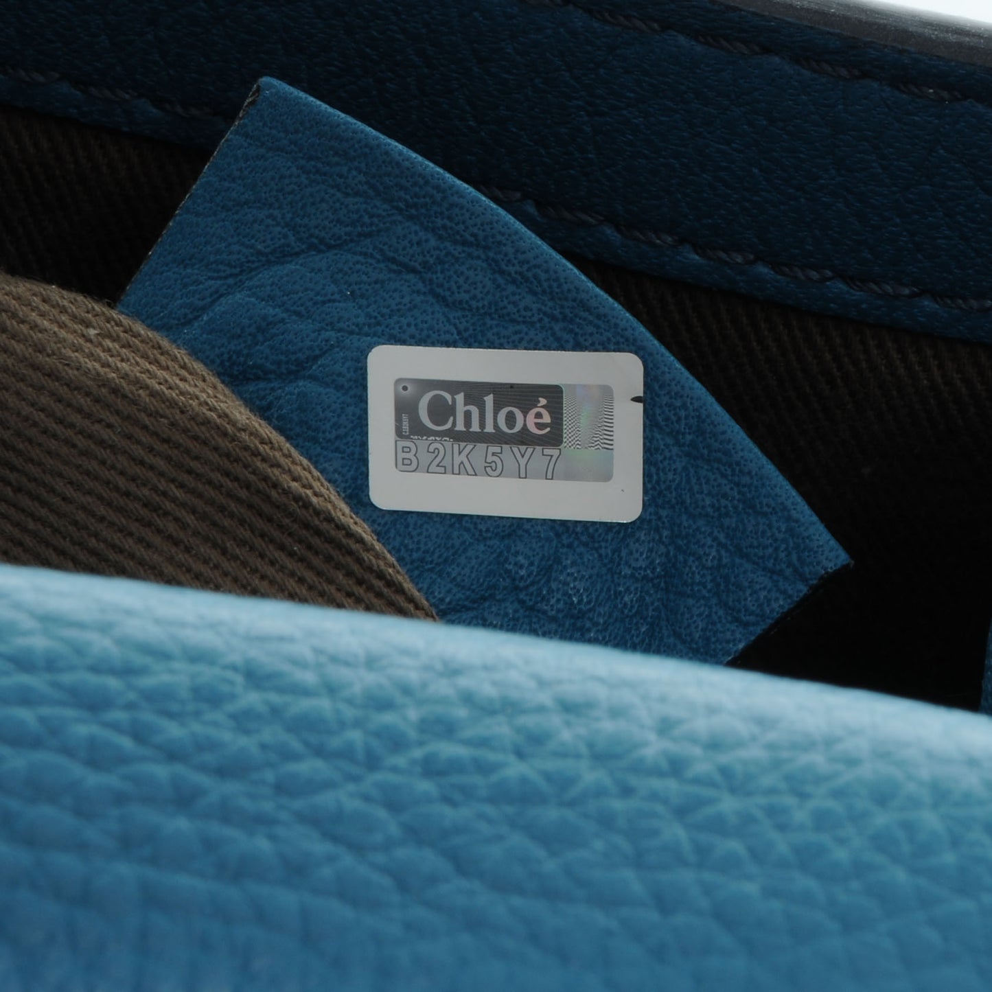 Calfskin Mini Marcie Round Crossbody Bag Laguna Blue