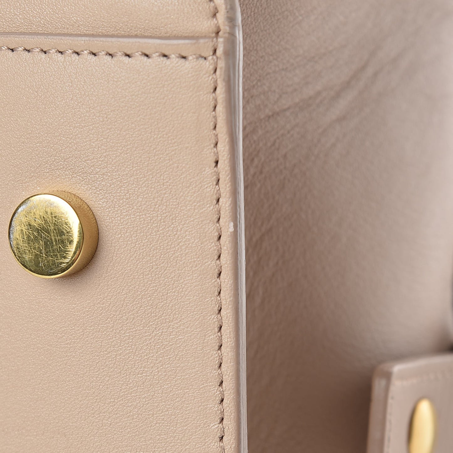 Smooth Calfskin Small Monogram Cabas Beige
