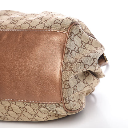 Gucci Monogram Medium Sukey Boston Bronze 10 of 10