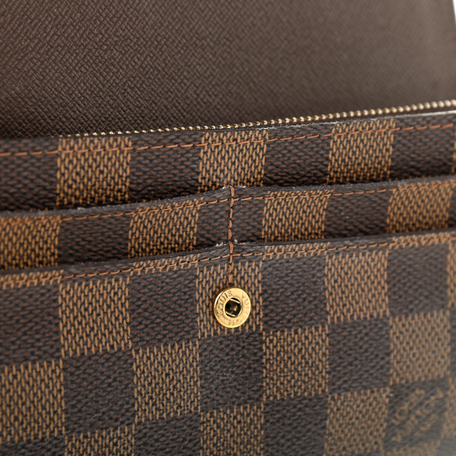 Louis Vuitton Damier Ebene Sarah Wallet 20 of 22