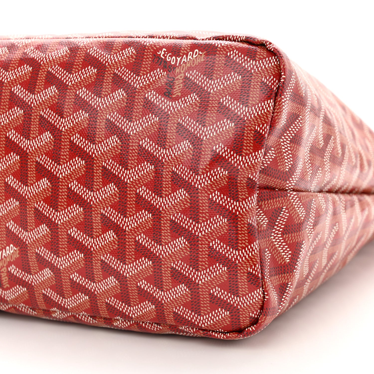 Goyard Goyardine Boheme Hobo Red 10 of 11