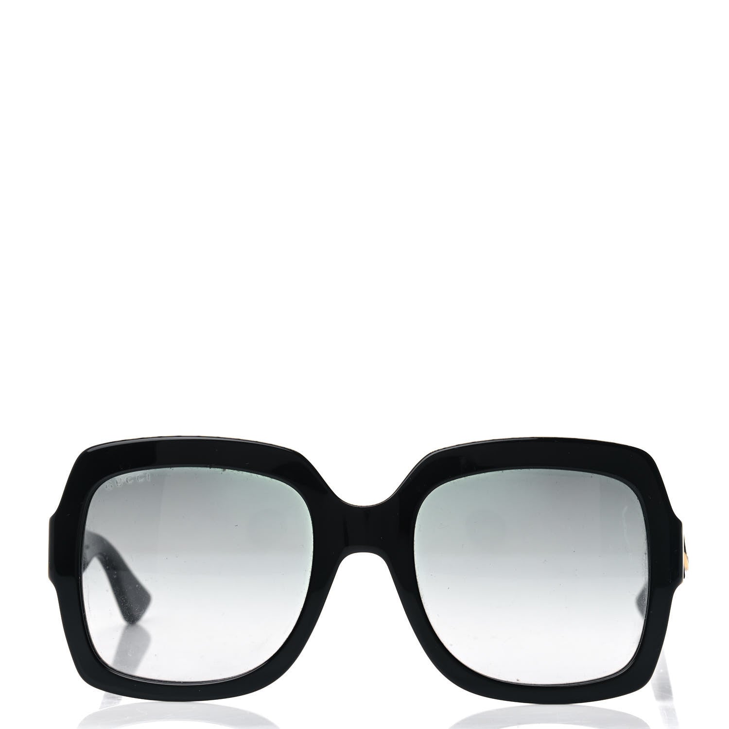 Gucci Acetate Oversized Square GG0036S Sunglasses Black 2 of 4