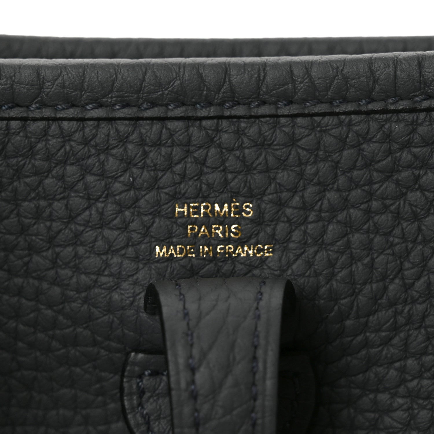 Hermes Taurillon Clemence Evelyne TPM Gris Misty 6 of 11