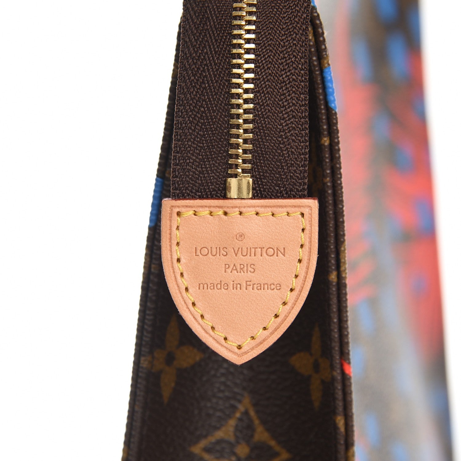 Louis Vuitton Monogram Jungle Dots Toiletry Pouch 26 Coquelicot Denim 6 of 7