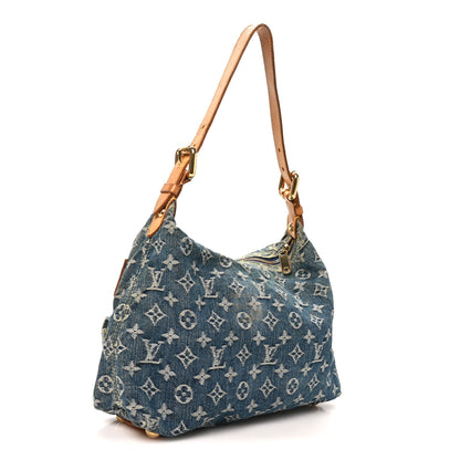 Louis Vuitton Monogram Denim Baggy PM Blue Blue 3 of 12