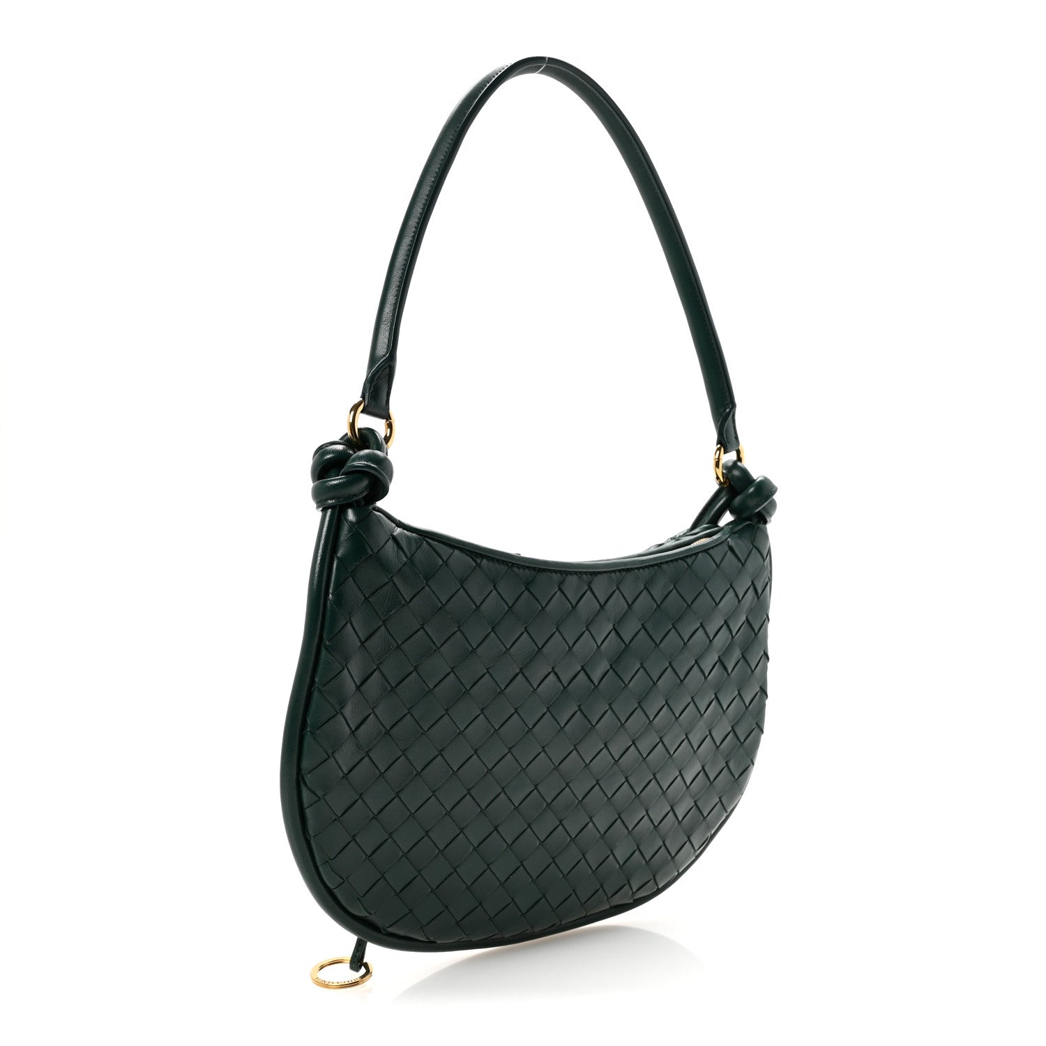 Bottega Veneta Nappa Intrecciato Medium Gemelli Emerald Green