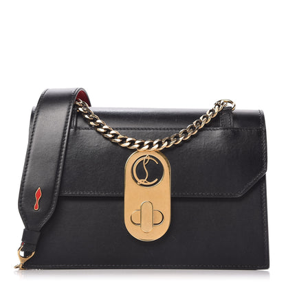 Christian Louboutin Calfskin Large Elisa Shoulder Bag Black 1 of 10
