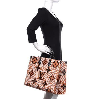 Louis Vuitton Monogram Giant Crafty Onthego GM Crème Caramel 3 of 10
