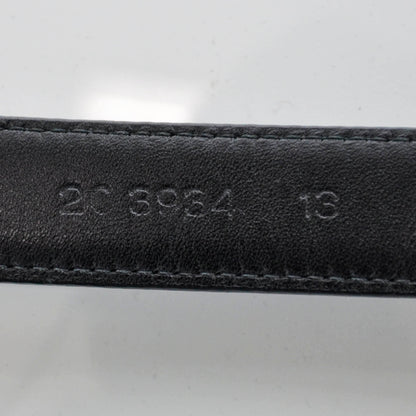 Prada Leather Logo Belt 34 Black 4 of 6