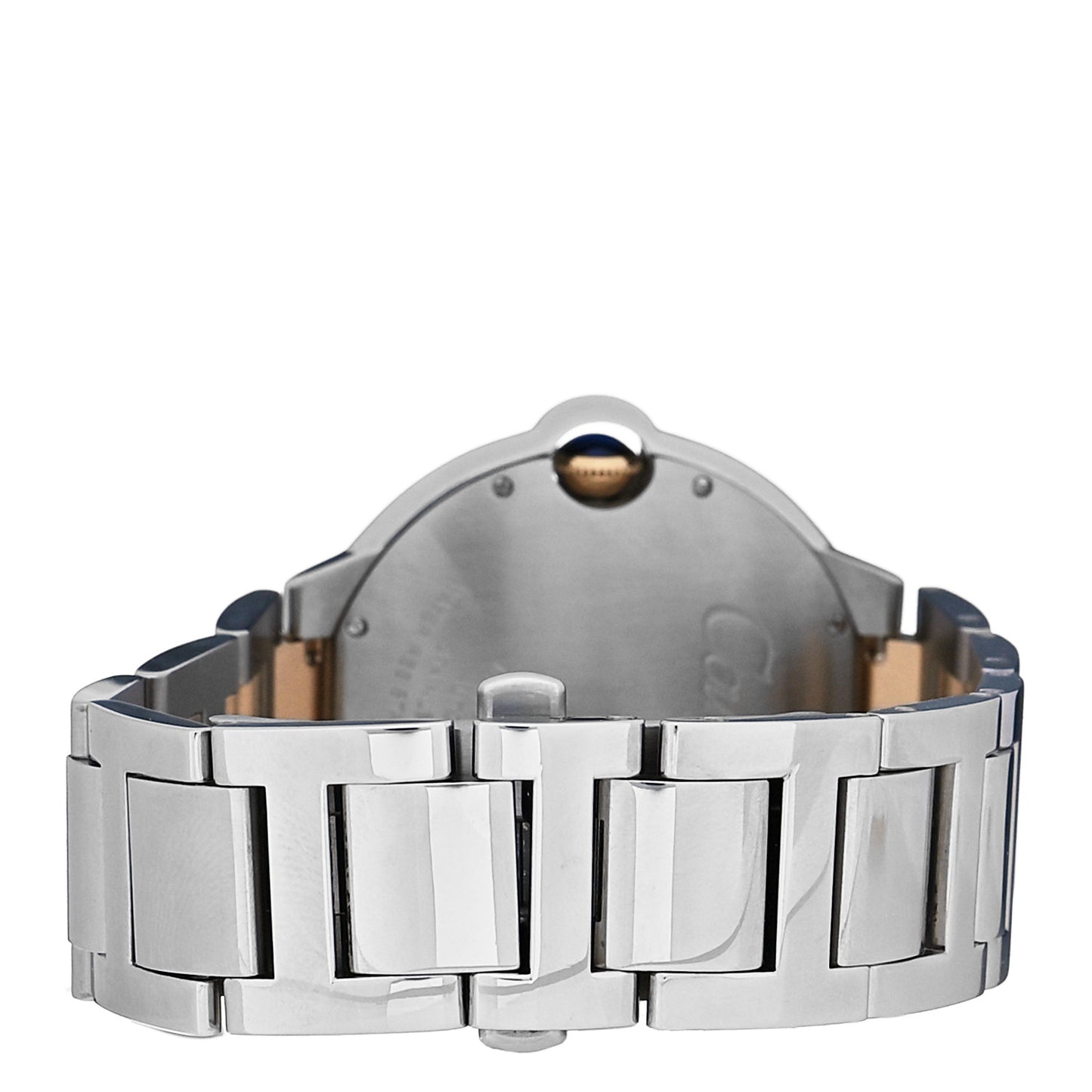 Stainless Steel 18K Yellow Gold 42mm Ballon Bleu De Cartier Automatic Watch