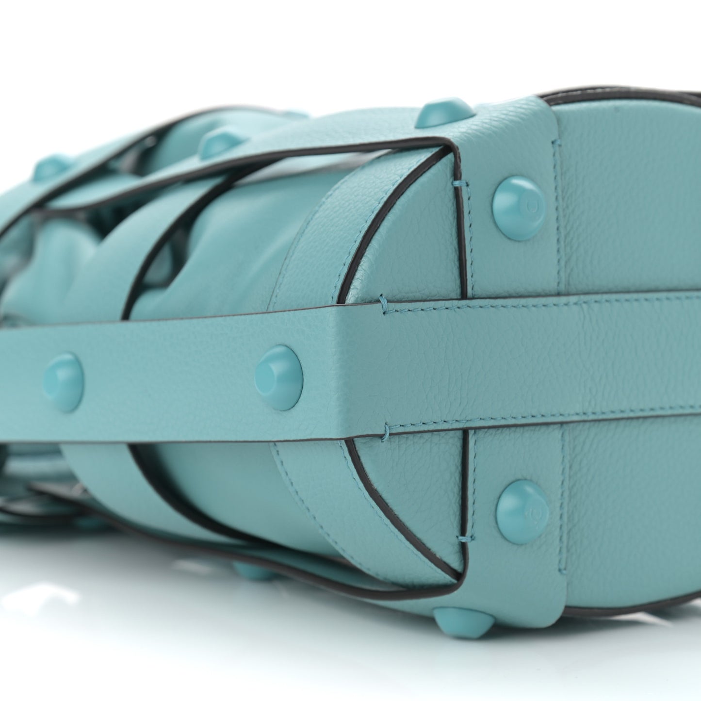 Calfskin Cage Bag Tyrone Turquoise