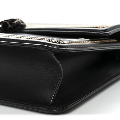Bulgari Calfskin Chain Serpenti Forever Crossbody Bag Black 10 of 12