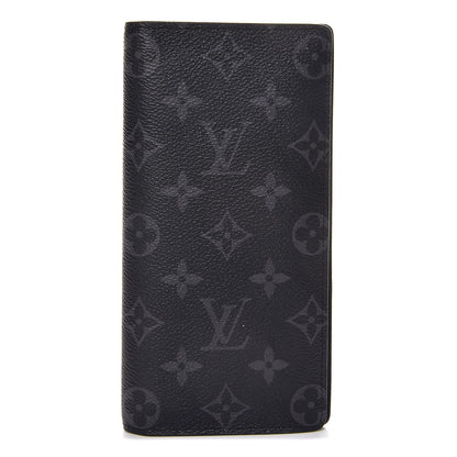 Louis Vuitton Monogram Eclipse Brazza Wallet 1 of 10