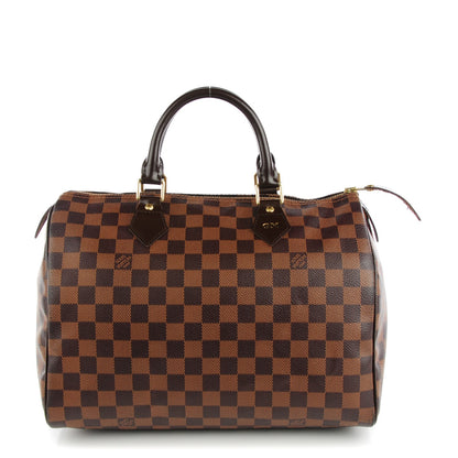 Louis Vuitton Damier Ebene Speedy 30 1 of 12