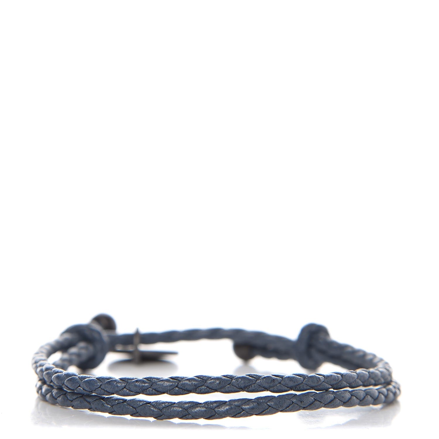 Bottega Veneta Nappa Intrecciato Bracelet Blue 3 of 5