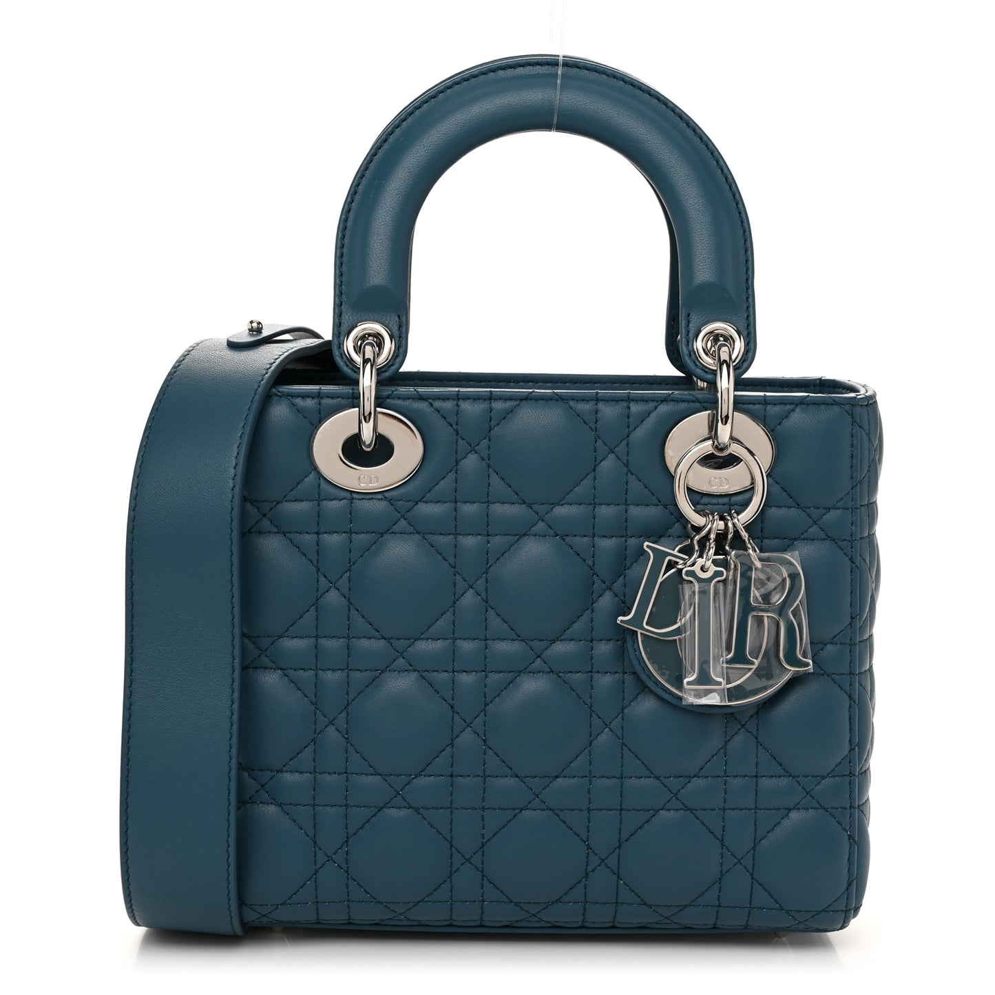 Lambskin Cannage Small My ABCDior Lady Dior Blue