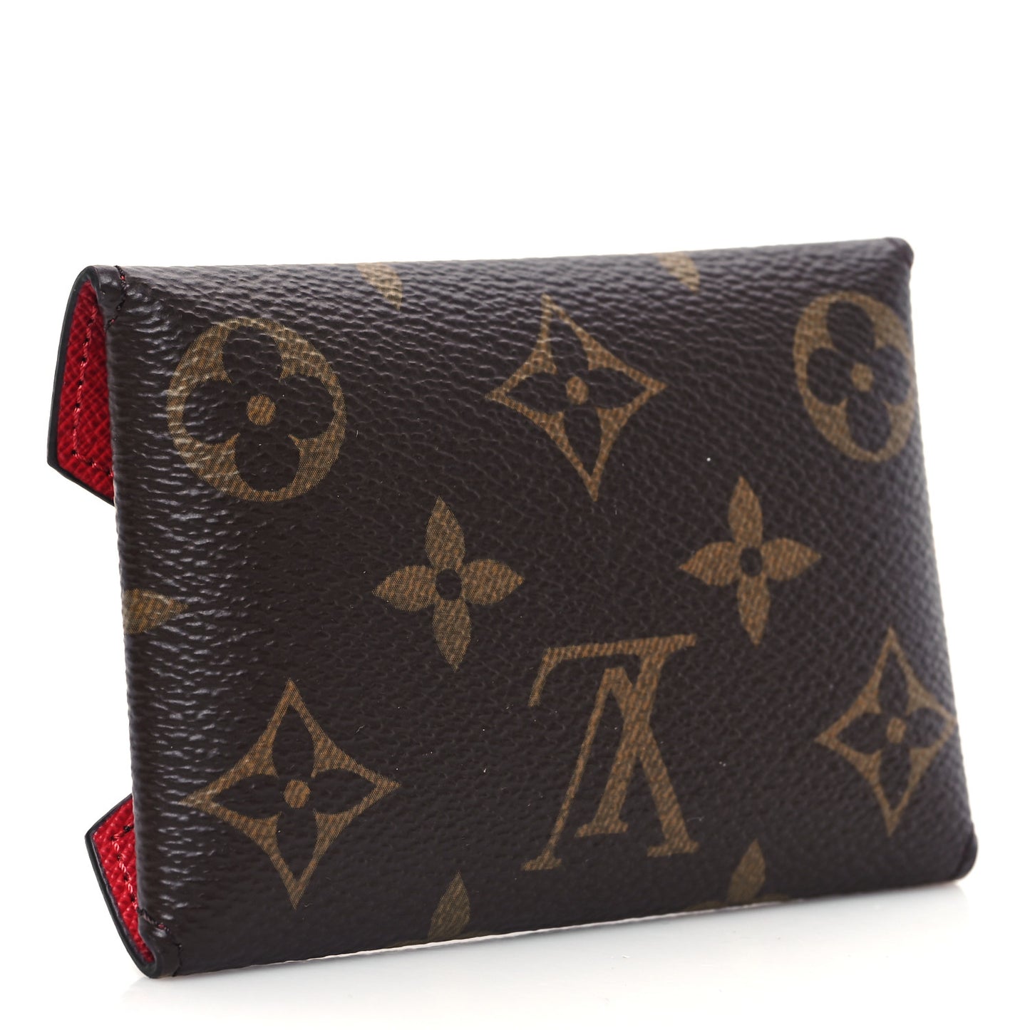 Monogram LV Colormania Kirigami Card Holder Sari Red