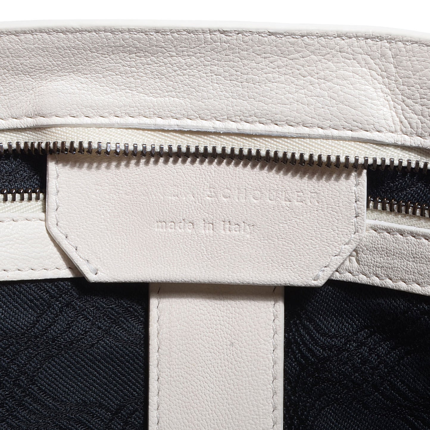 Lambskin PS1 Large Satchel White