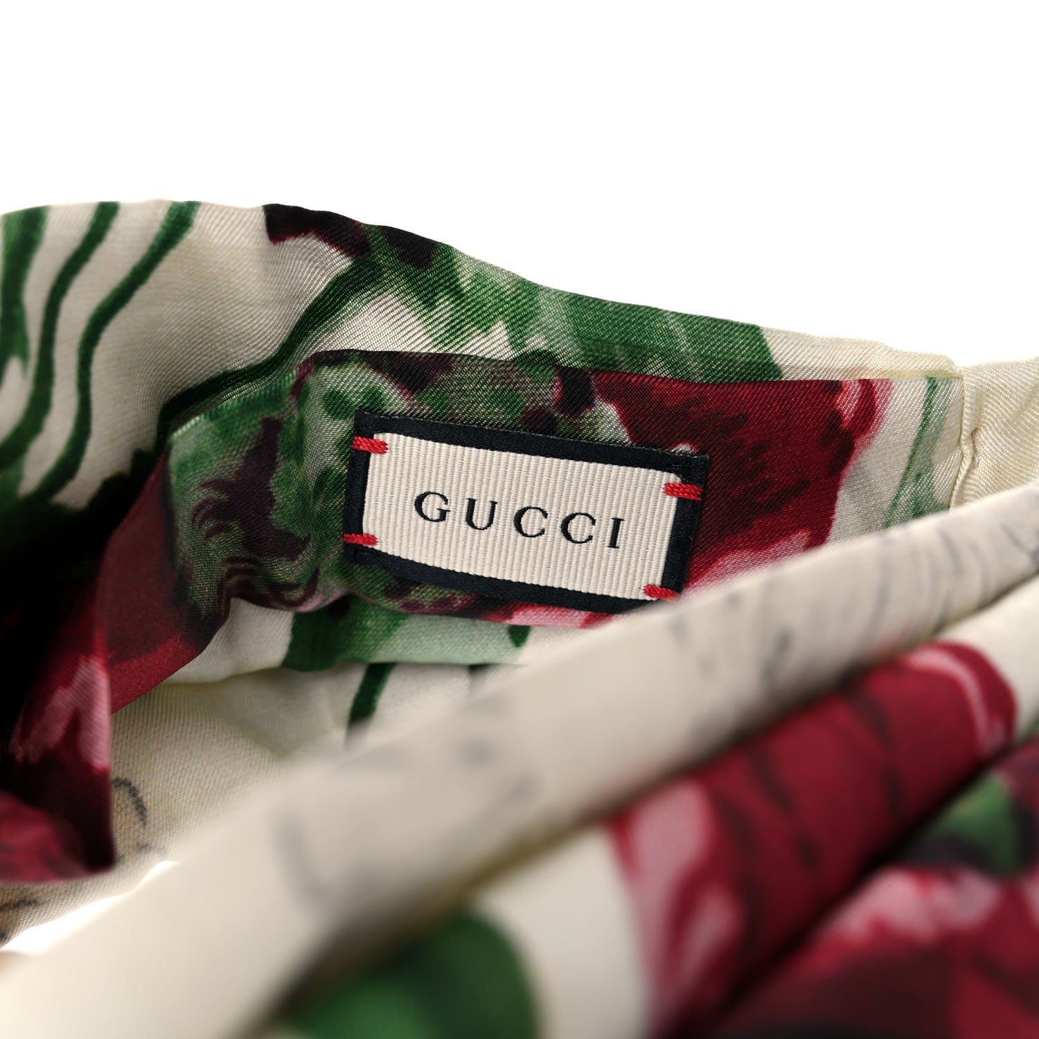 Gucci Silk Flora Print Headband M Multicolor 6 of 6
