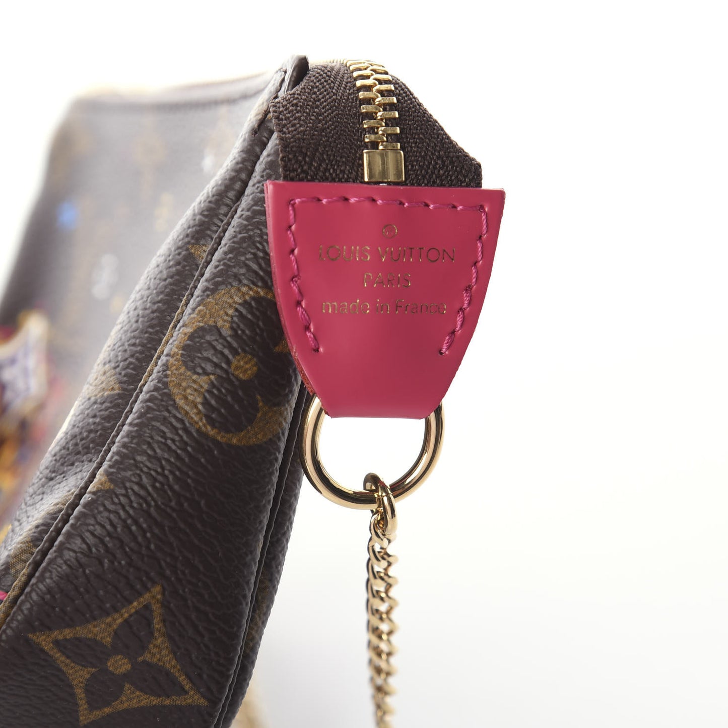 Monogram 2020 Christmas Animation Roller Coaster Mini Pochette Accessories Pivoine