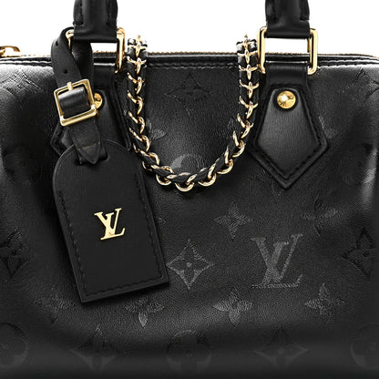 Louis Vuitton Monogram Ink Speedy BB Black 7 of 10