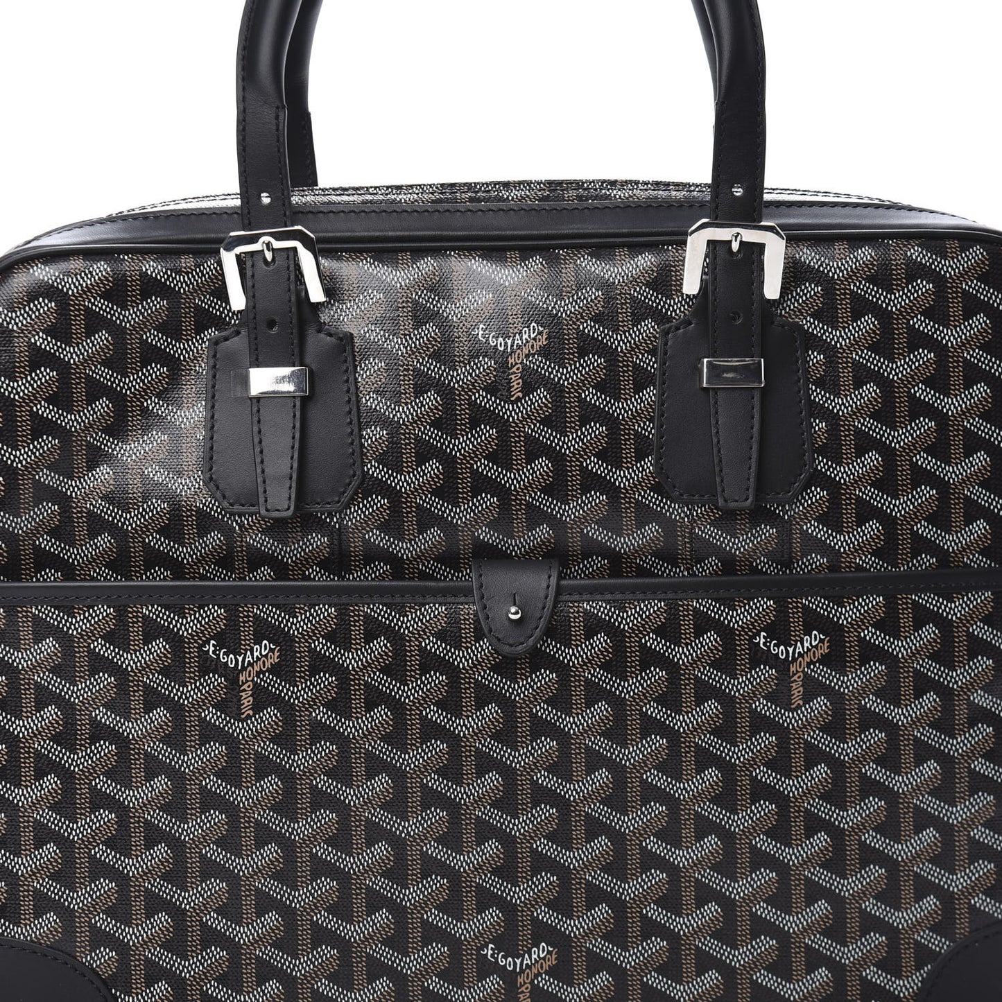 Goyardine Ambassade PM Briefcase Black