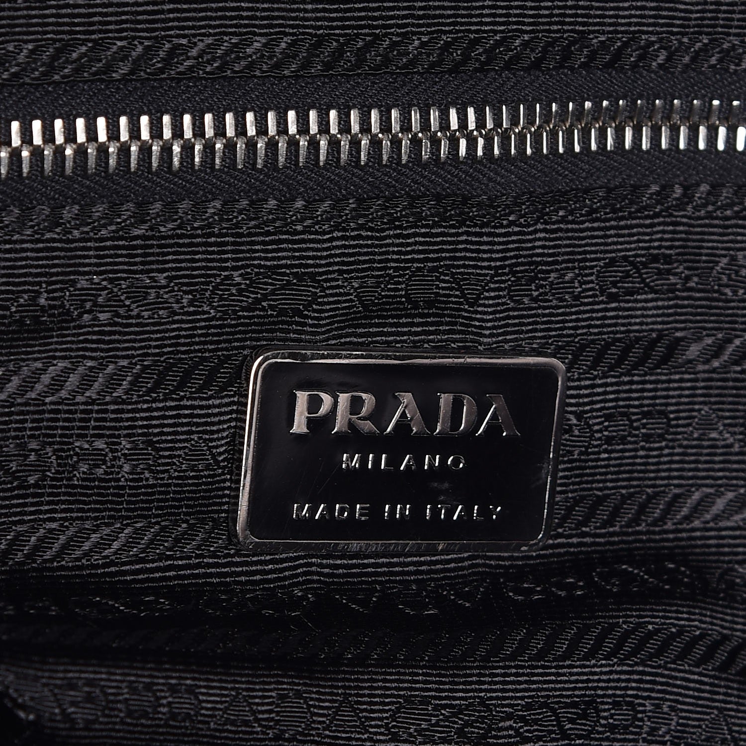 Prada Canvas Canapa Saffiano Duffle Bag Marmo Black 6 of 7