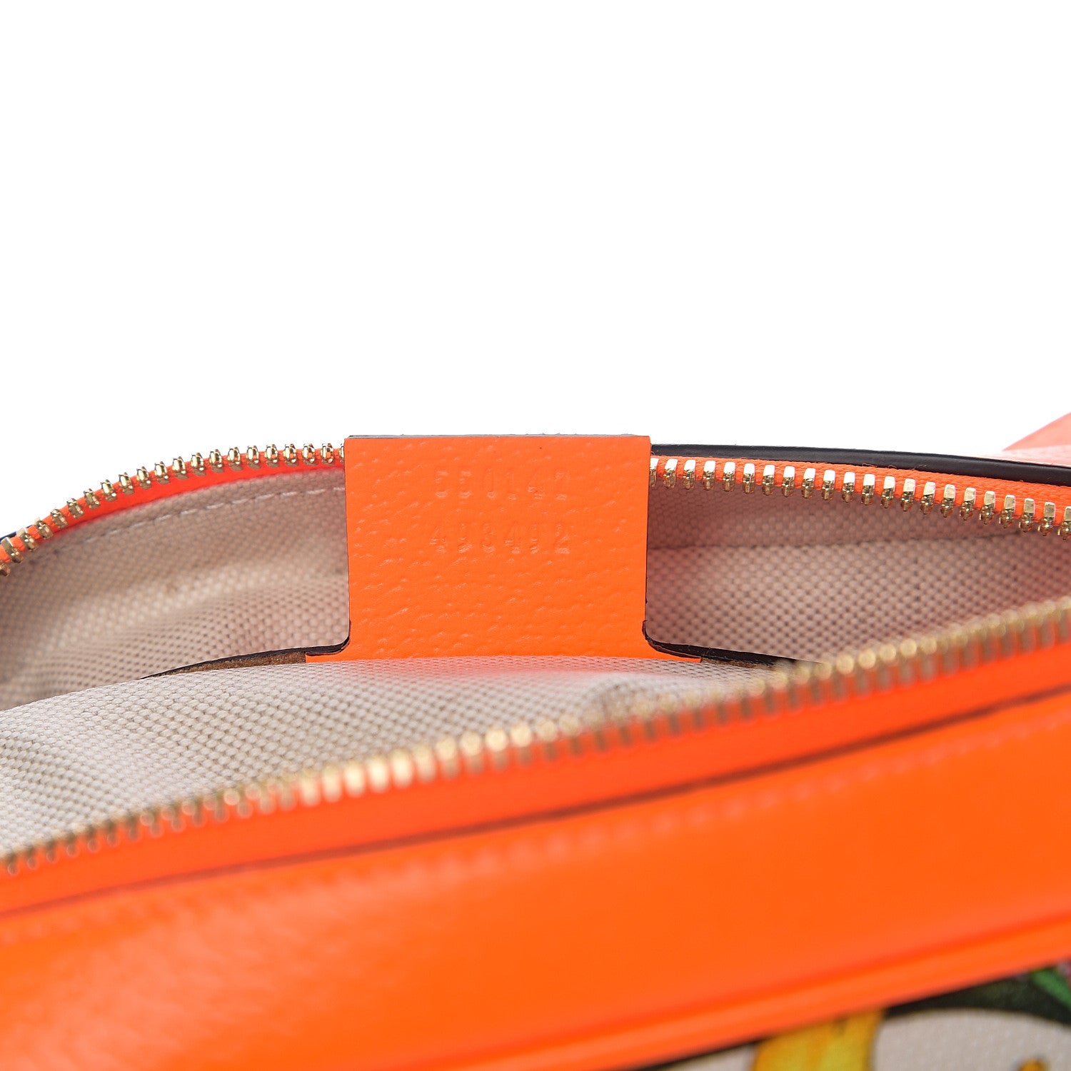 Gucci Canvas Flora Floral Shoulder Bag White Orange Fluo 6 of 9
